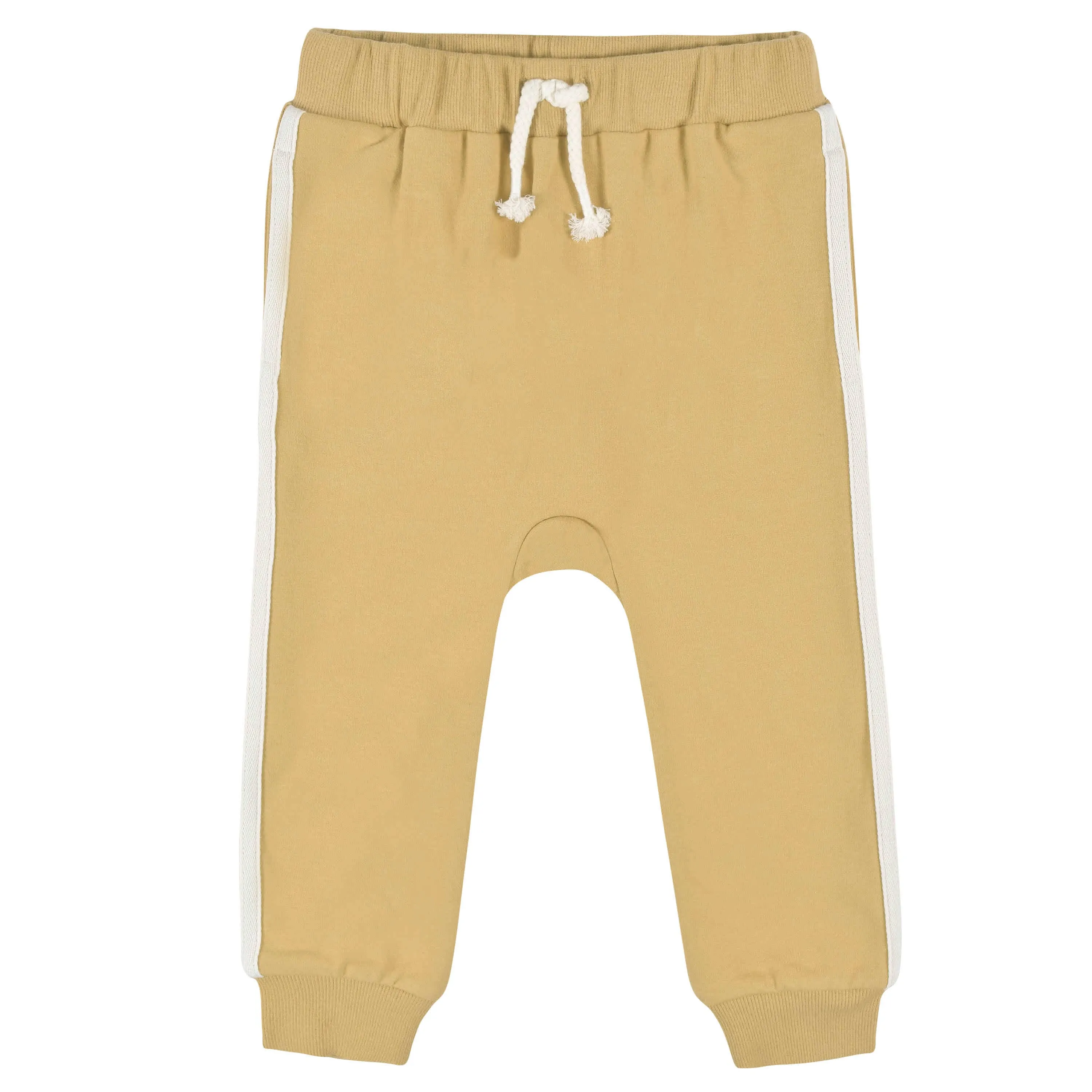 3-Pack Infant & Toddler Boys Mustard & Gray Joggers