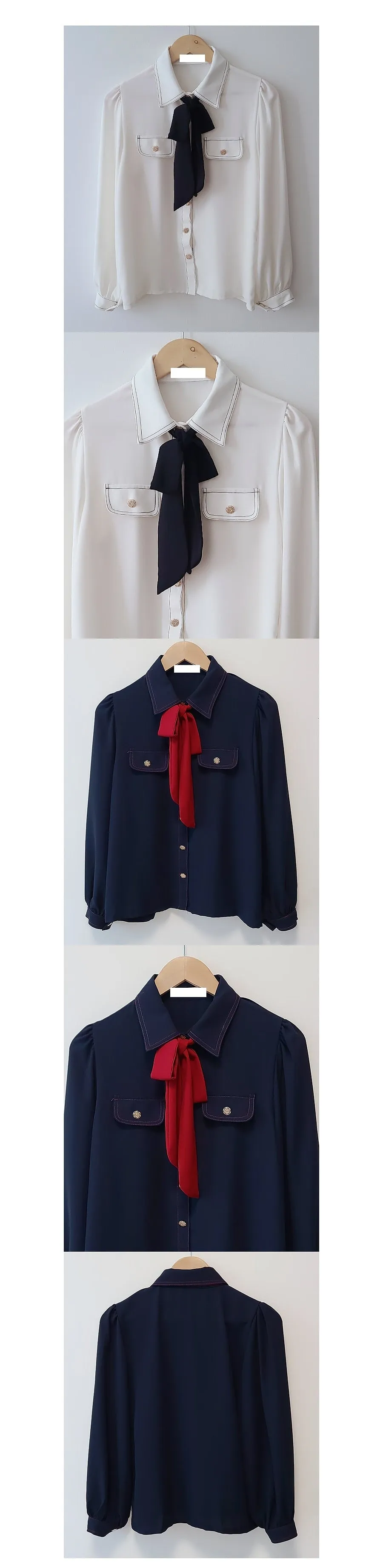 Academia Style Shirt with Bow