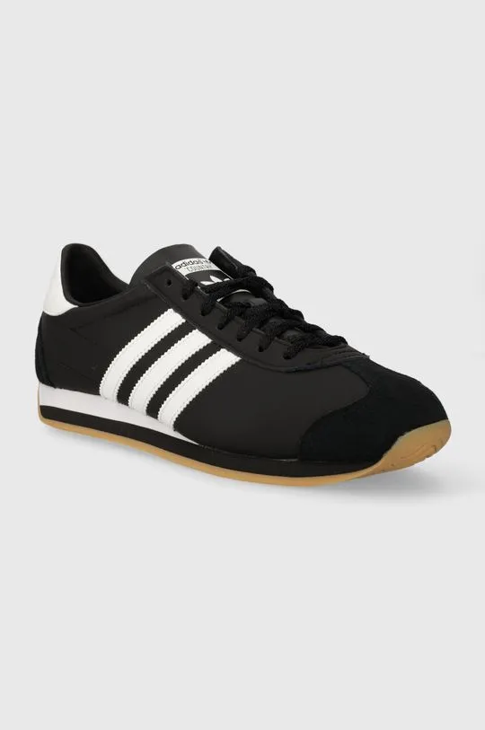 adidas Originals leather sneakers Country OG black color