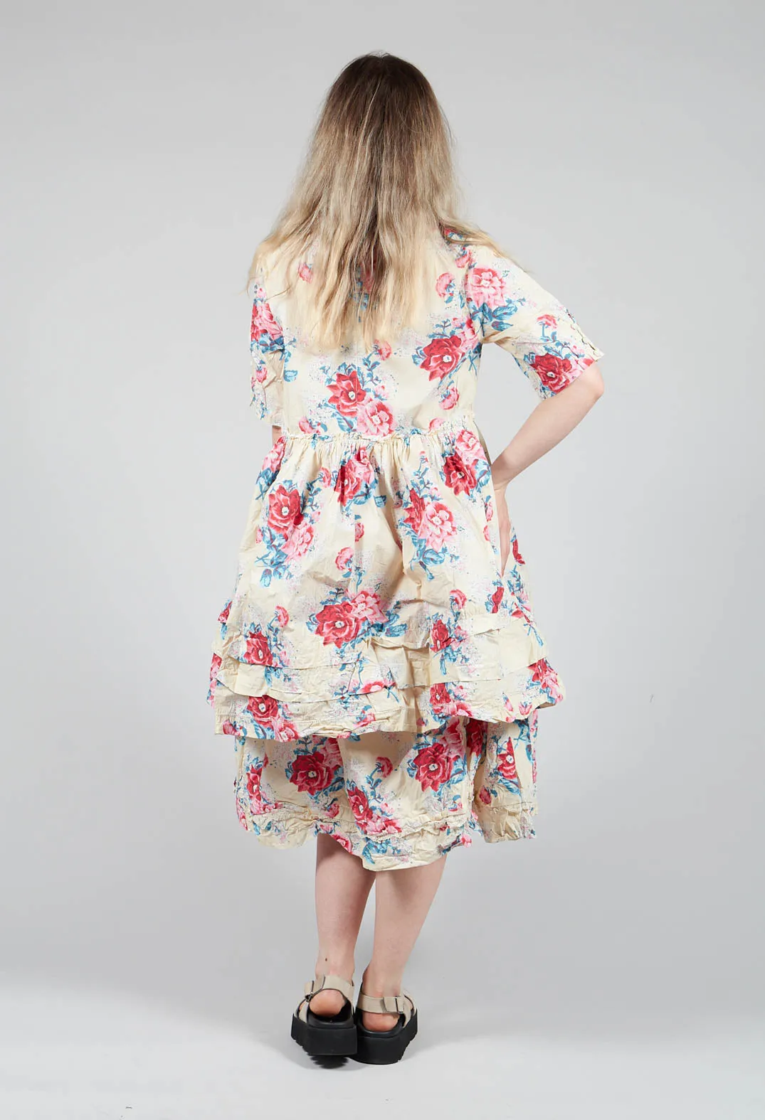 Agda Tunic in Vanilla Flower