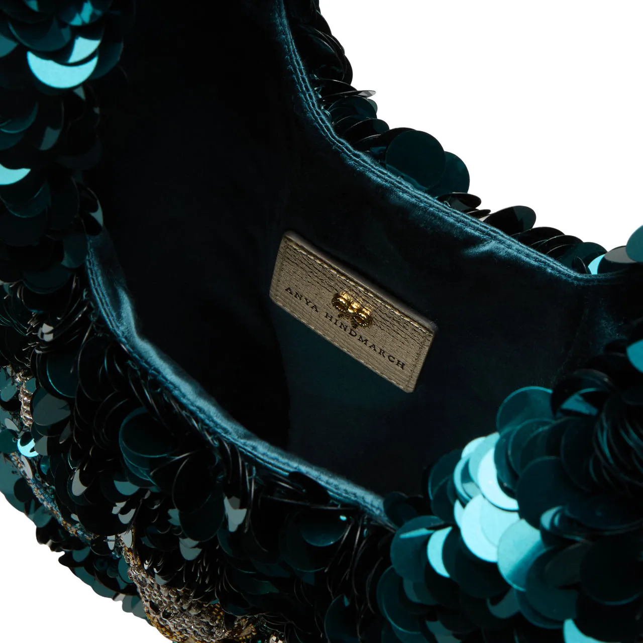 ANYA HINDMARCH After Eight® Mini Tote - Dark Teal