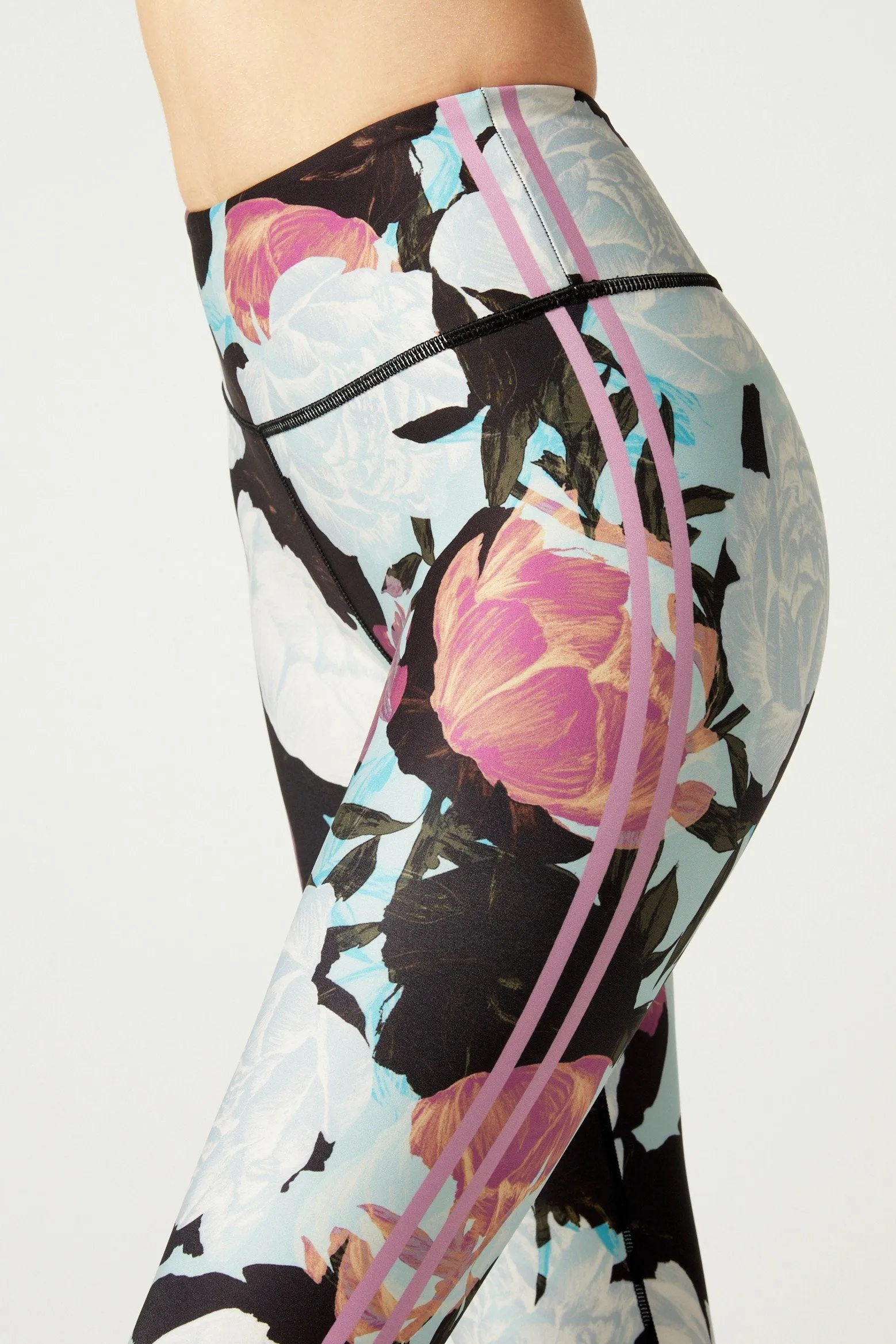 Aria Reversible Legging Satin Garden