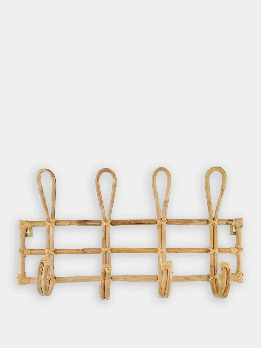 Bamboo Wall Coat Rack