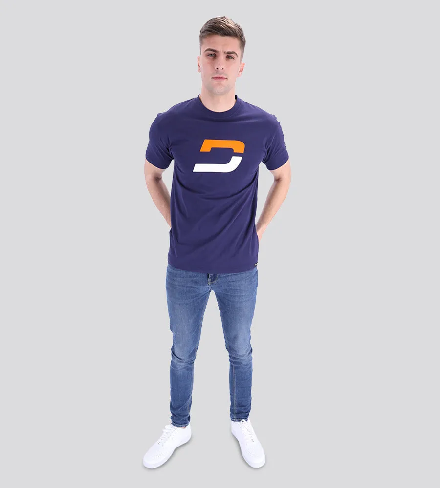 BIG 'D' LOGO T-SHIRT - NAVY