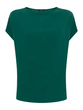 Blusa con Manica Kimono in Ecoseta - Aventurine