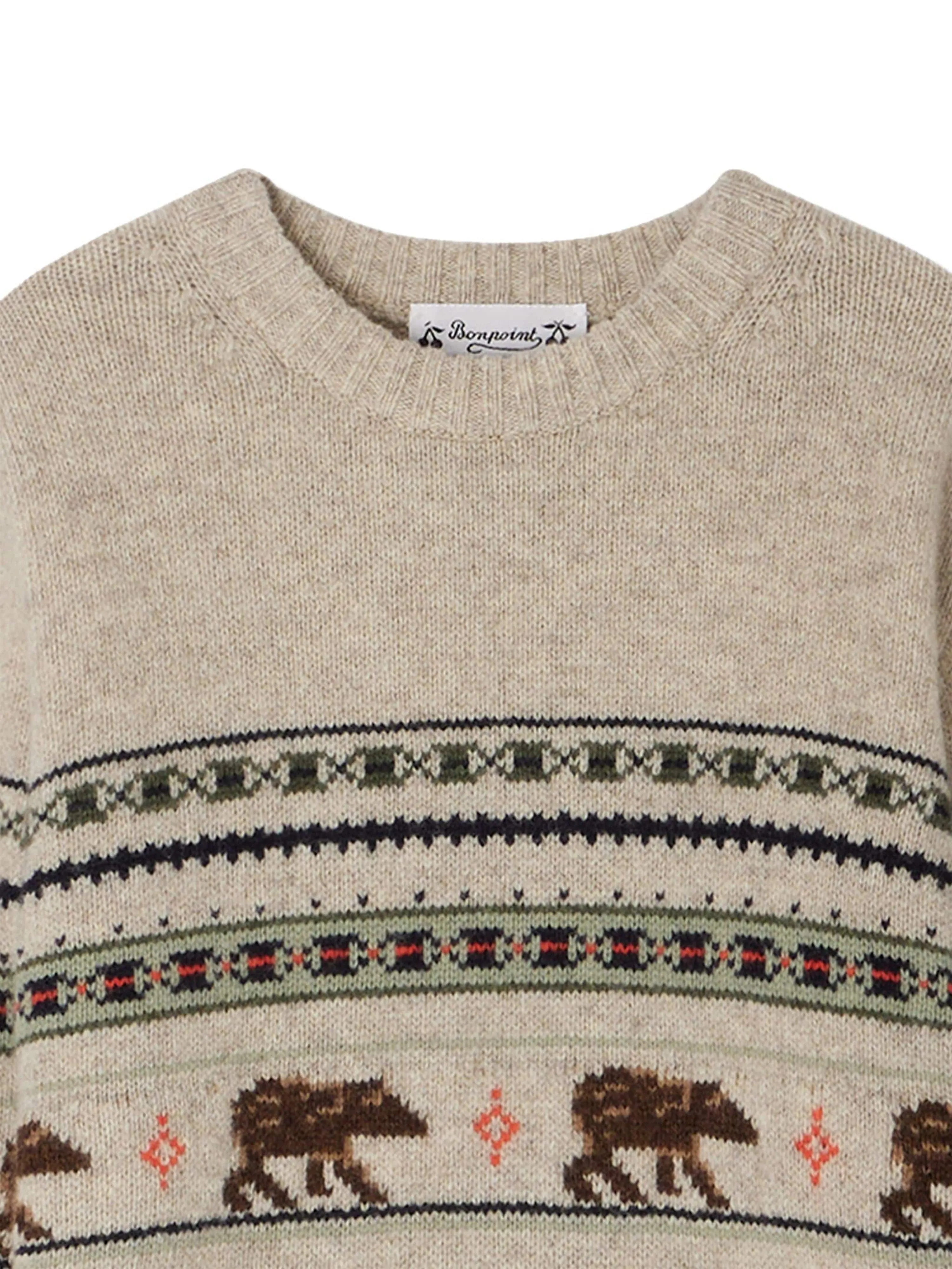 Bonpoint Boys Grande Jumper in Grey