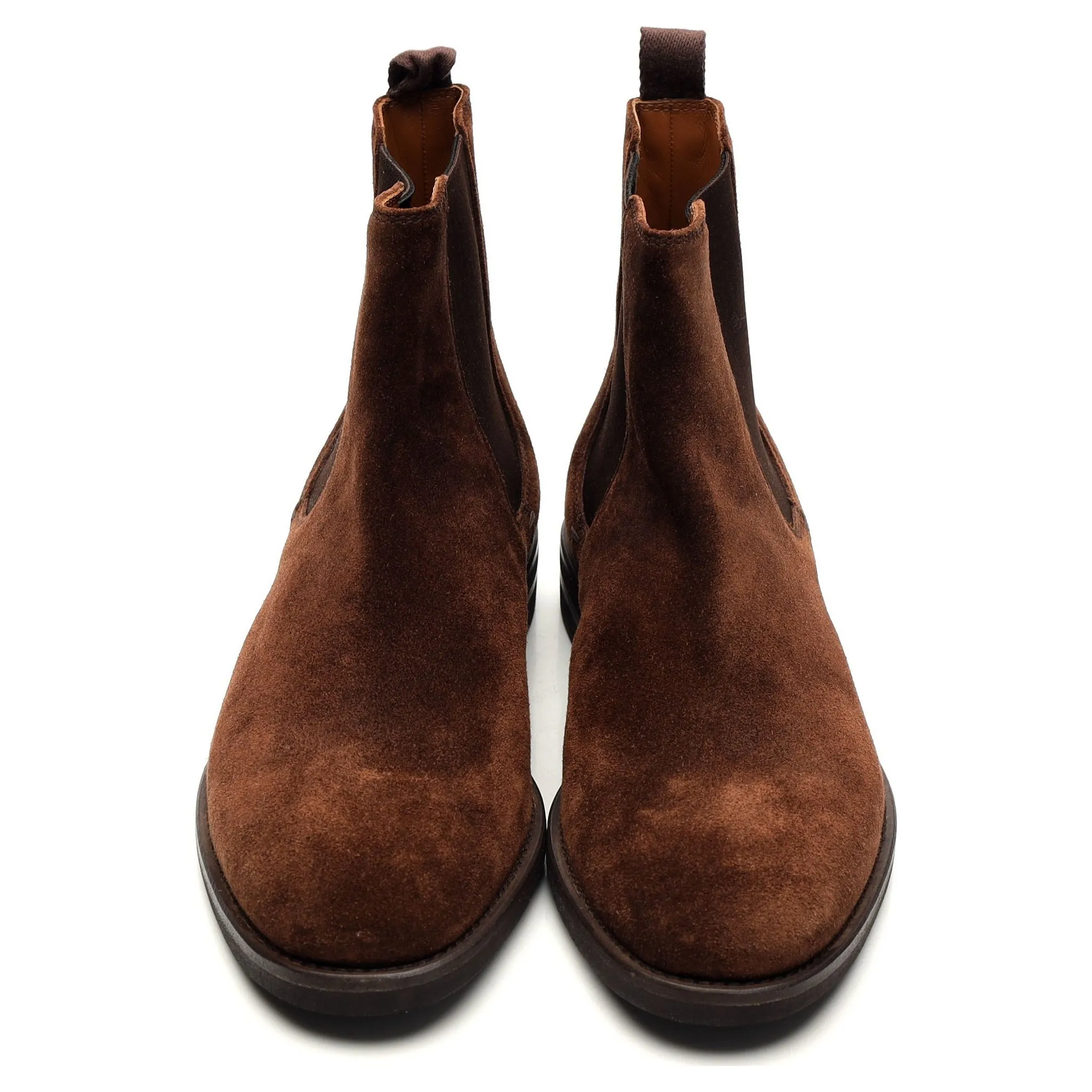 Brown Suede Chelsea Boots UK 8 EU 42