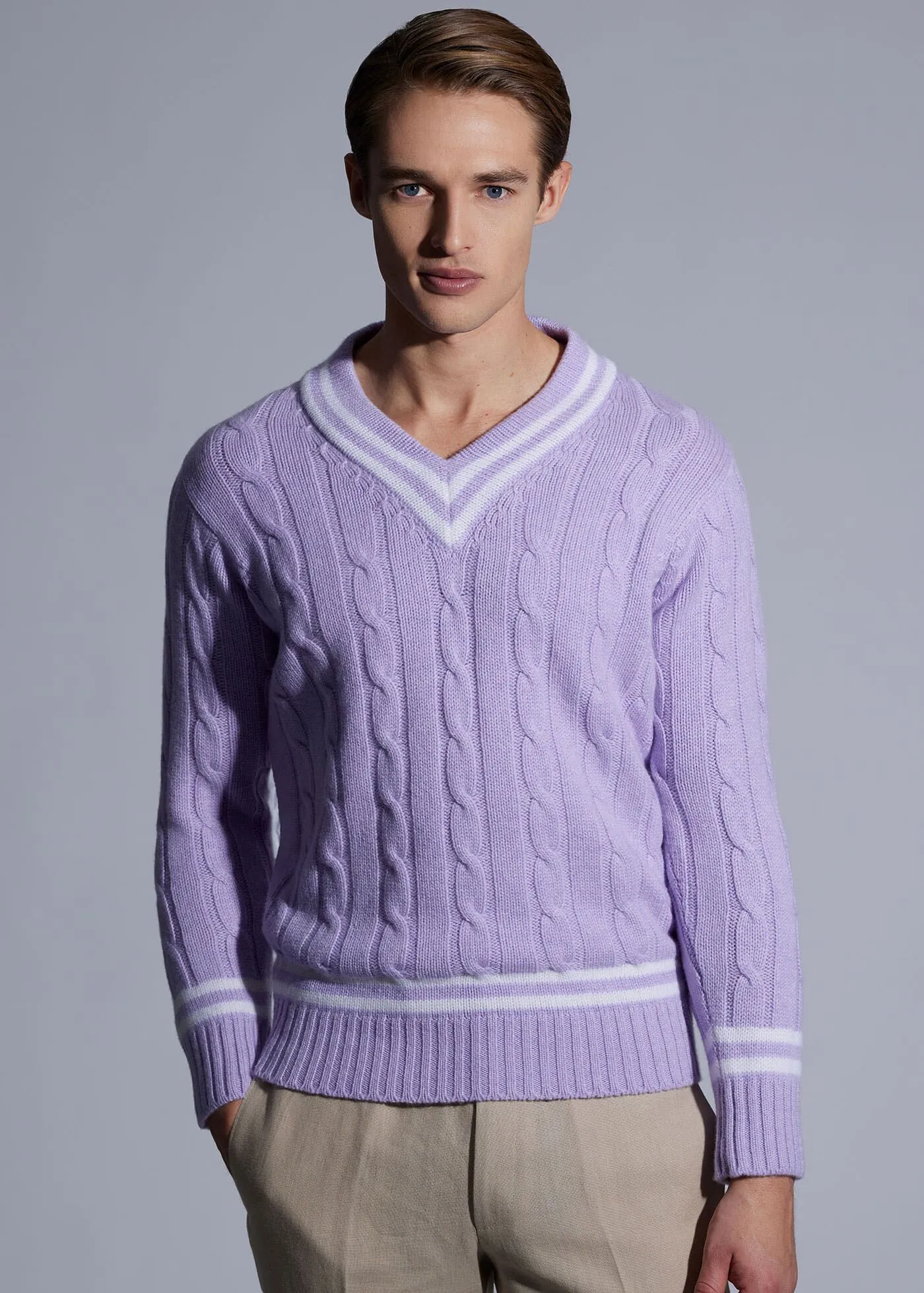 Cashmere Tennis Sweater