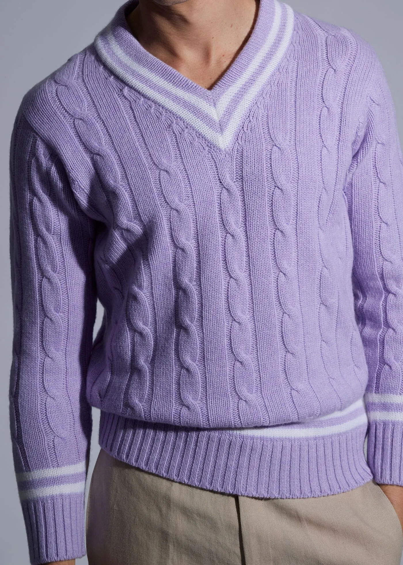 Cashmere Tennis Sweater