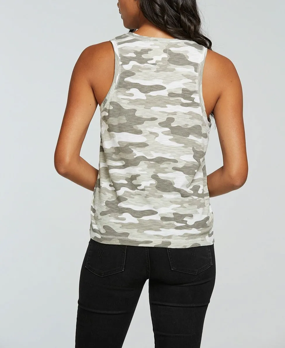 Chaser Gauze Jersey Muscle Tank