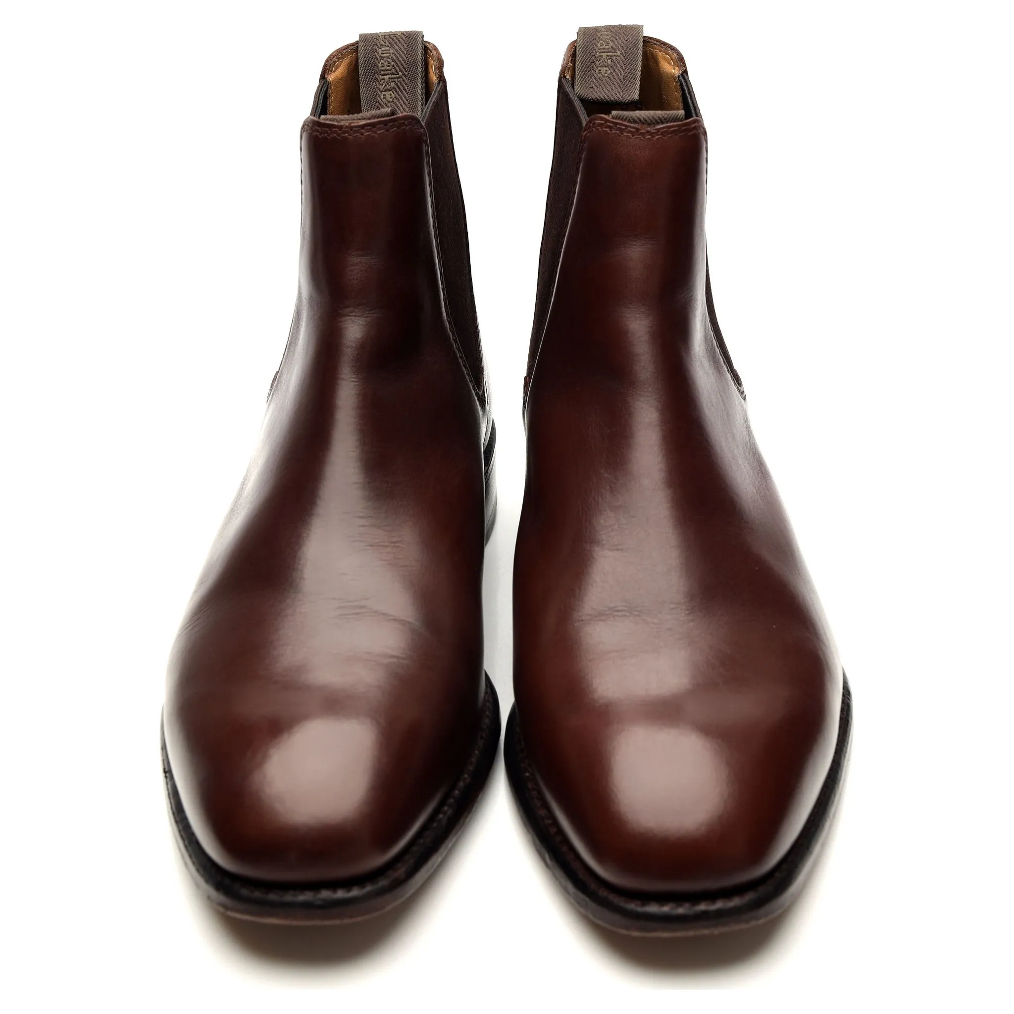 'Chatsworth' Brown Leather Chelsea Boots UK 8 G