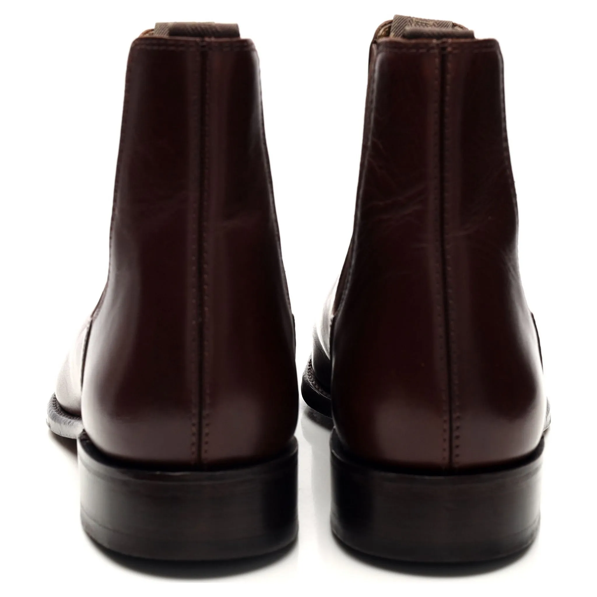 'Chatsworth' Brown Leather Chelsea Boots UK 8 G