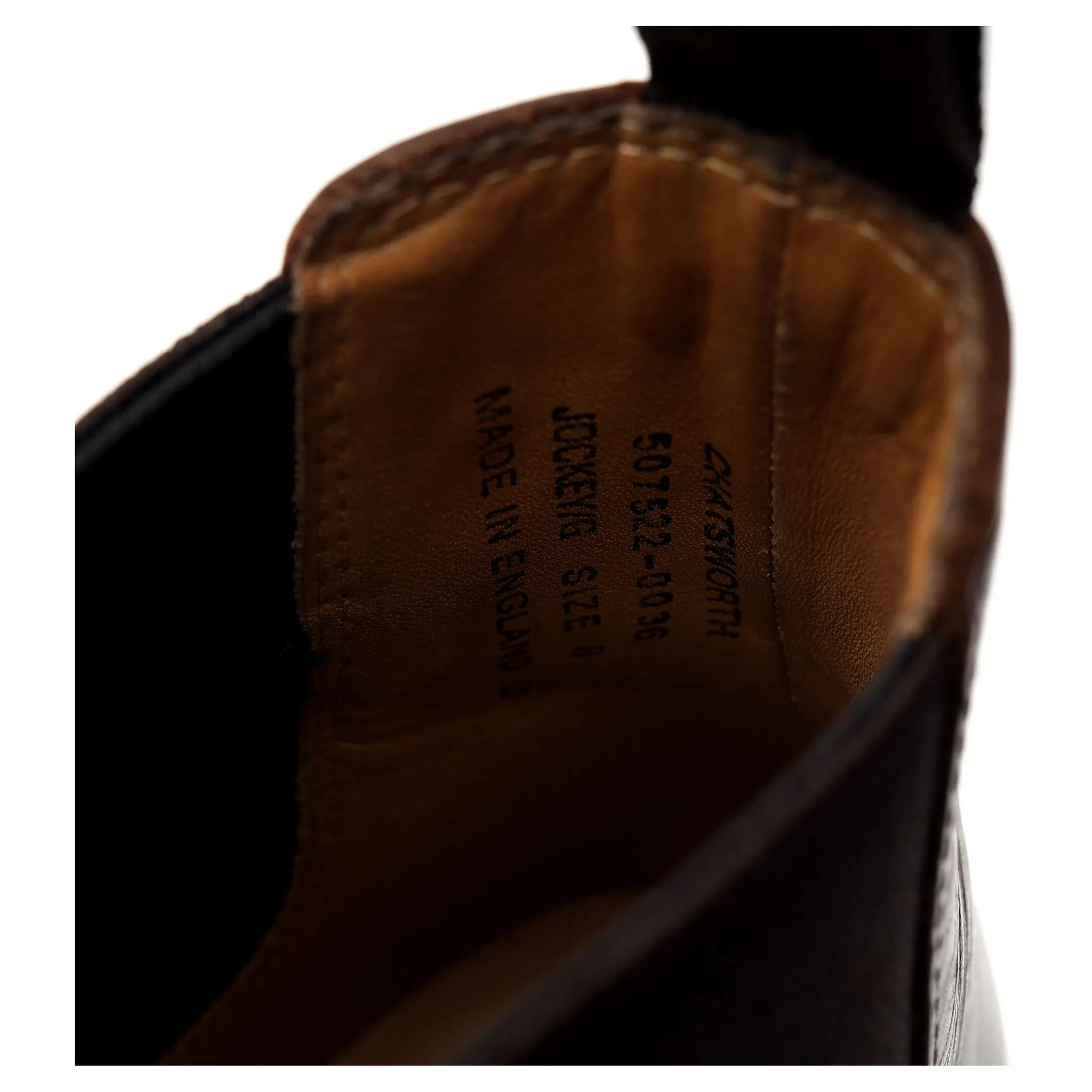 'Chatsworth' Brown Leather Chelsea Boots UK 8 G