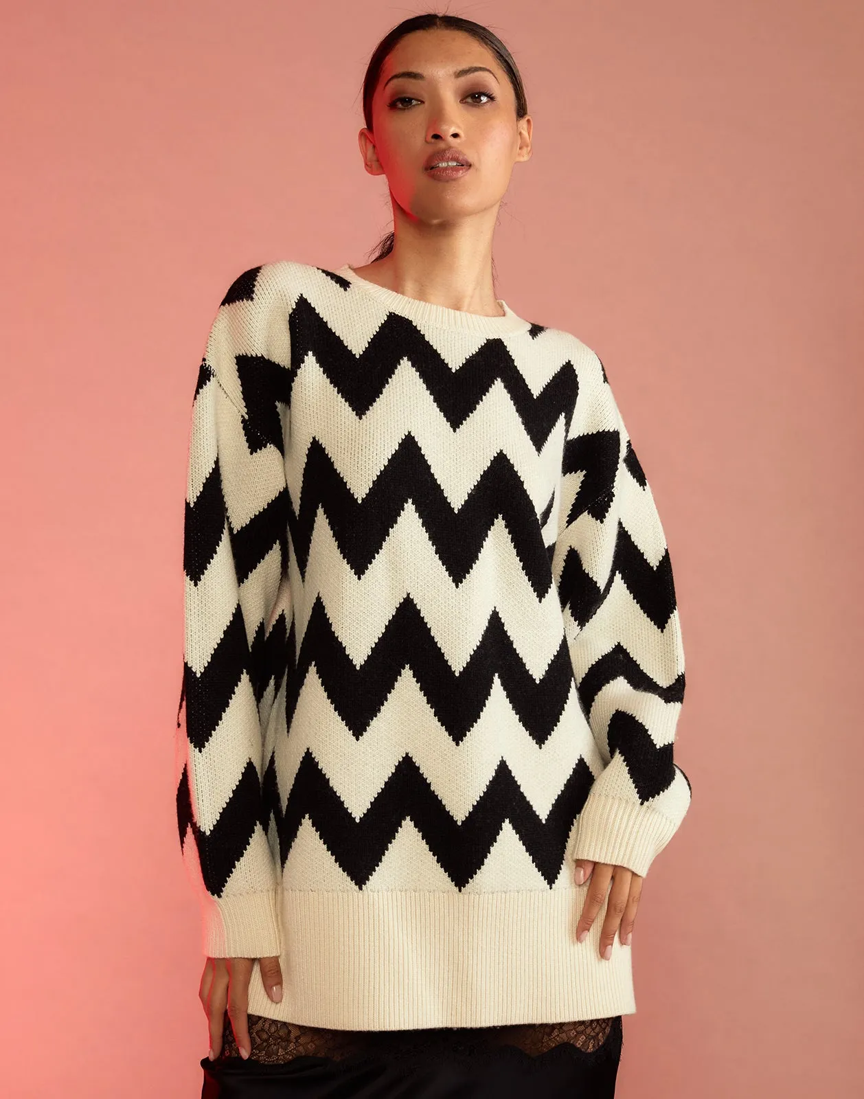 Chunky Chevron Sweater