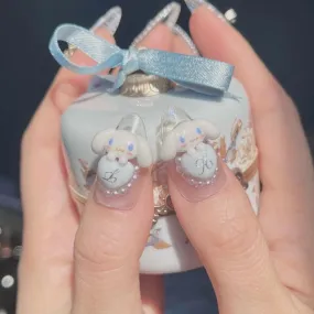 cinnamoroll nails made to order