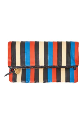 Clare V. Foldover Clutch in Multi