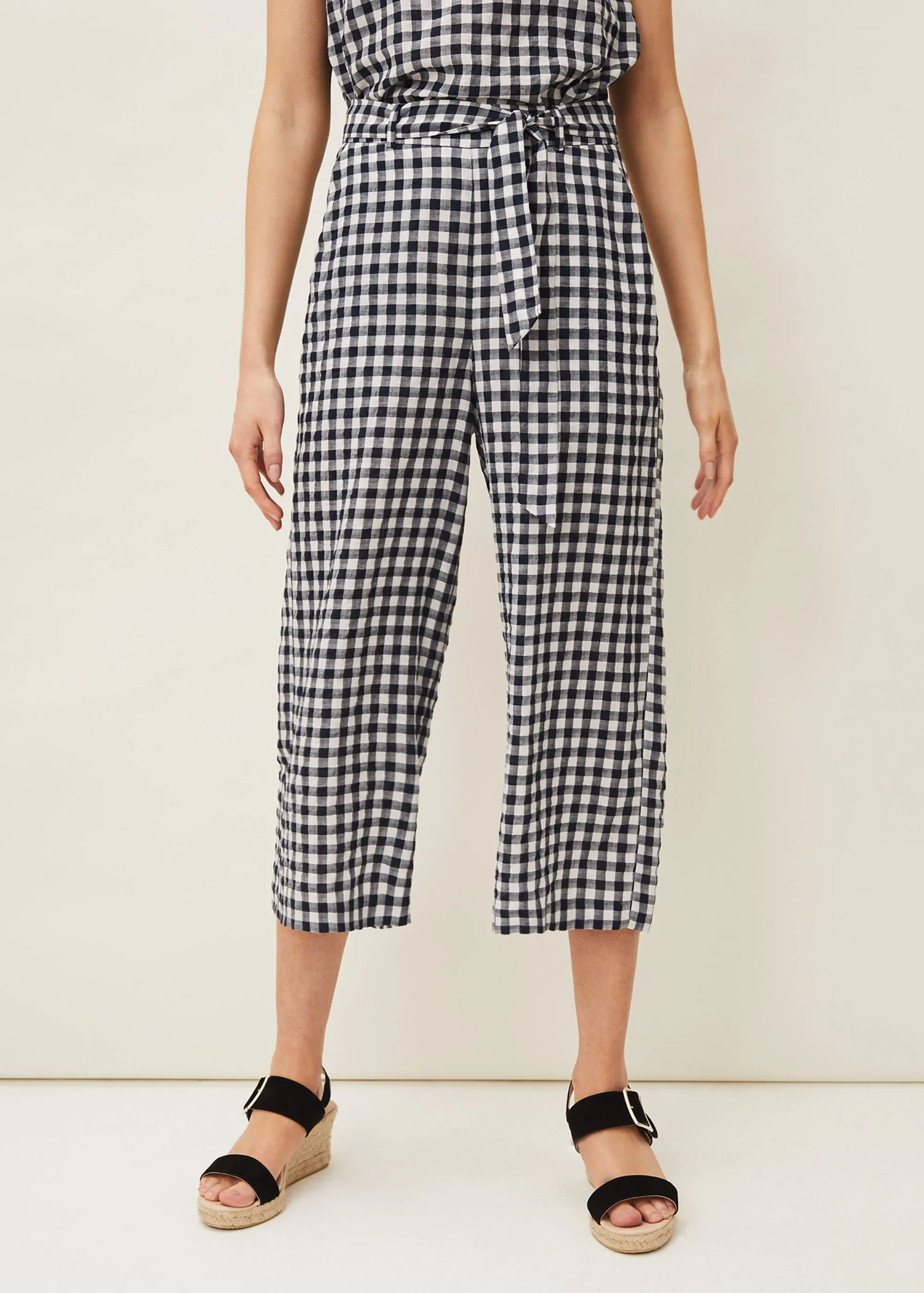 Clea Gingham Culottes