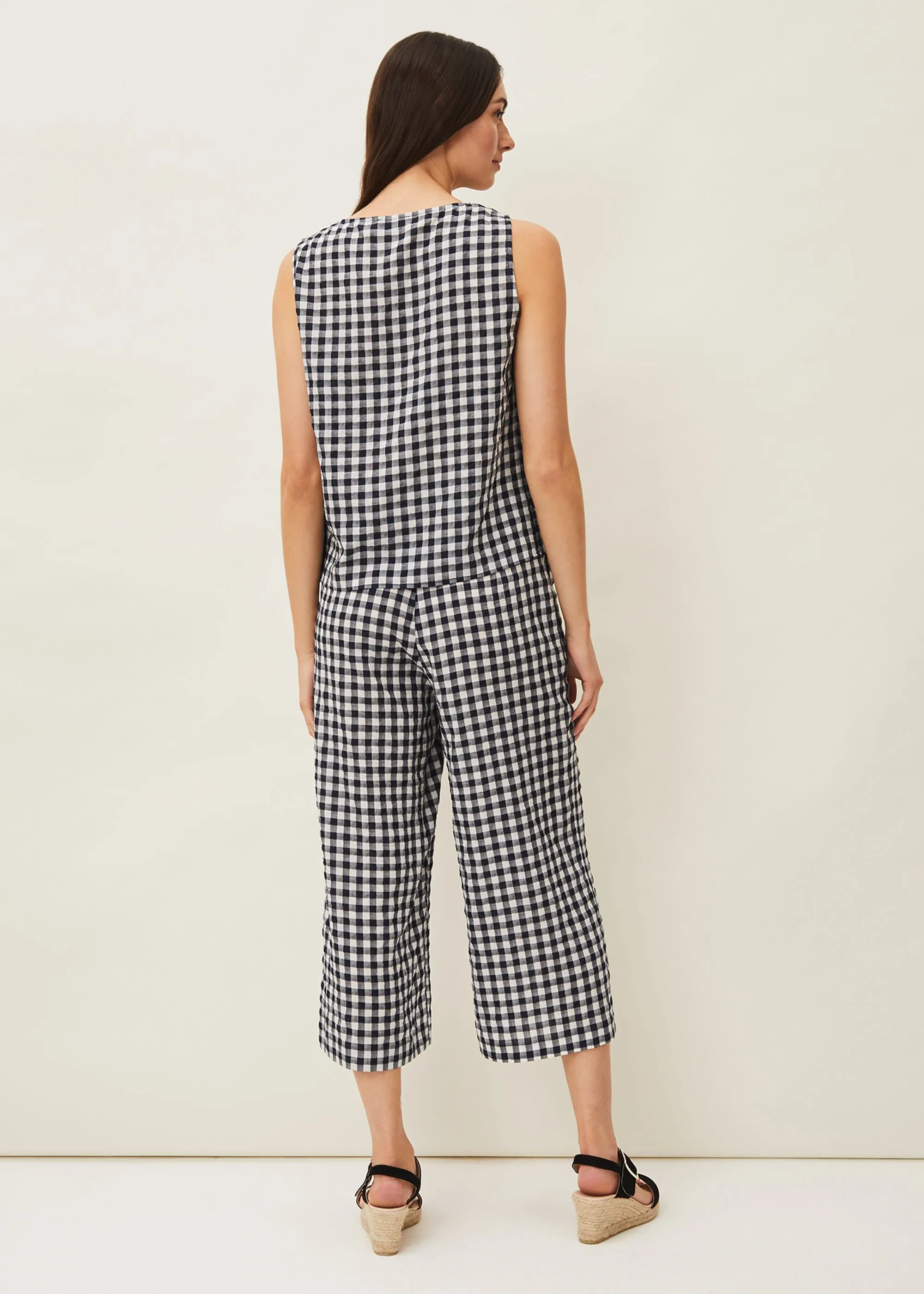 Clea Gingham Culottes