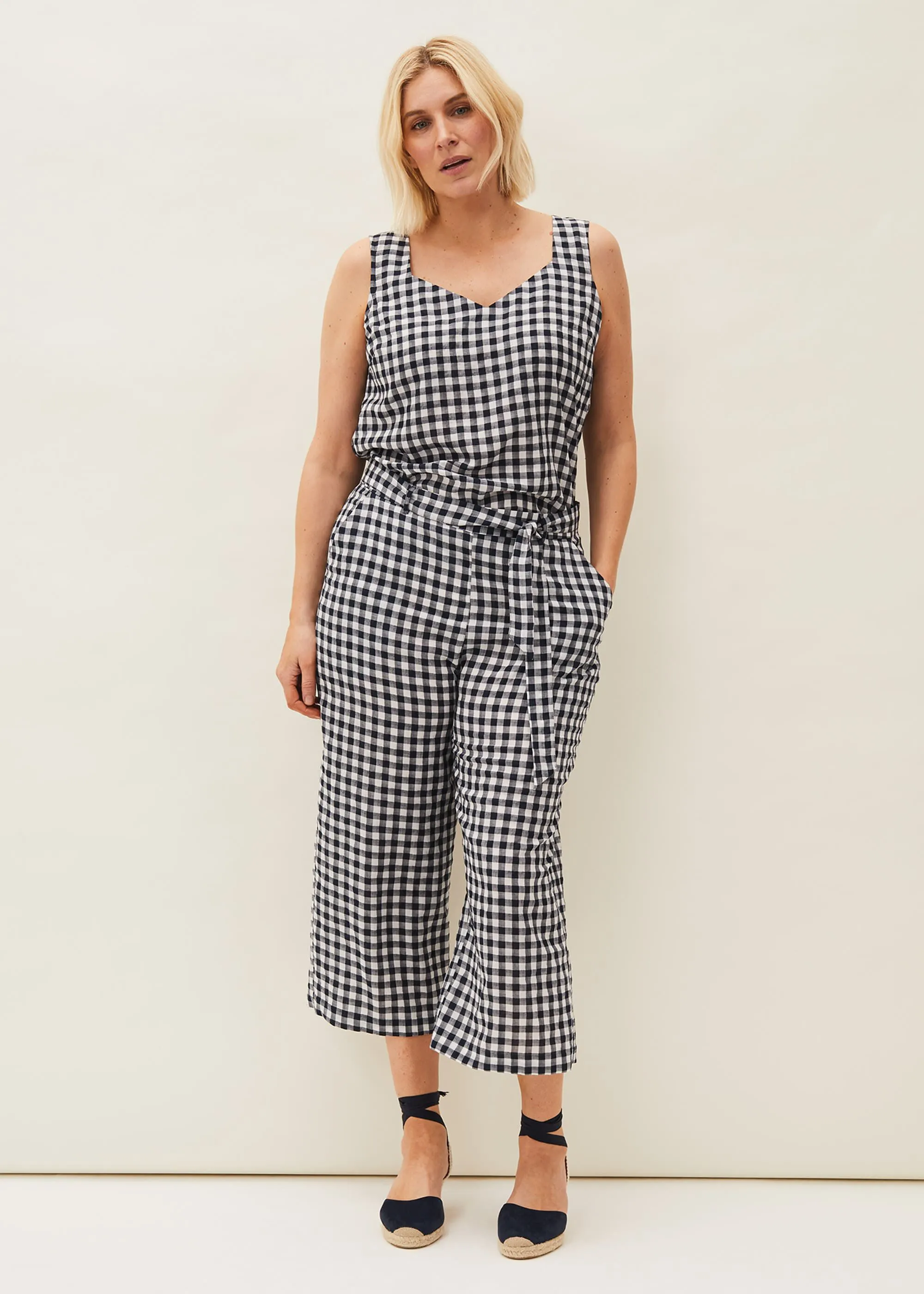 Clea Gingham Culottes