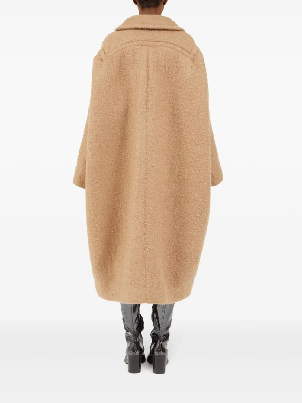 Cocoon Wool Coat - Biscuit