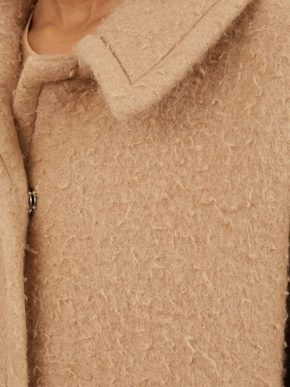 Cocoon Wool Coat - Biscuit