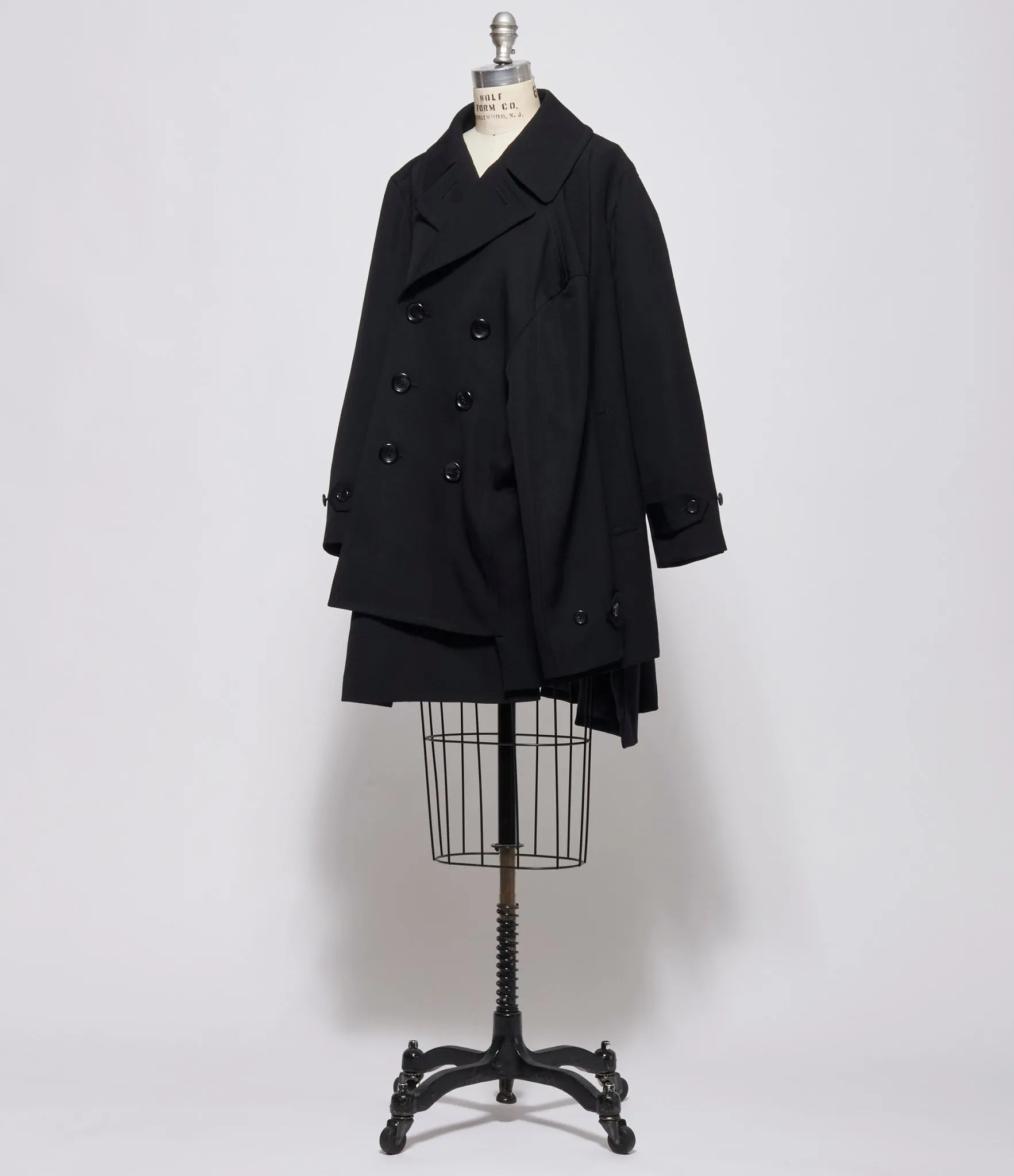 Comme Des Garcon Womens Multi Sleeve Oversized Coat