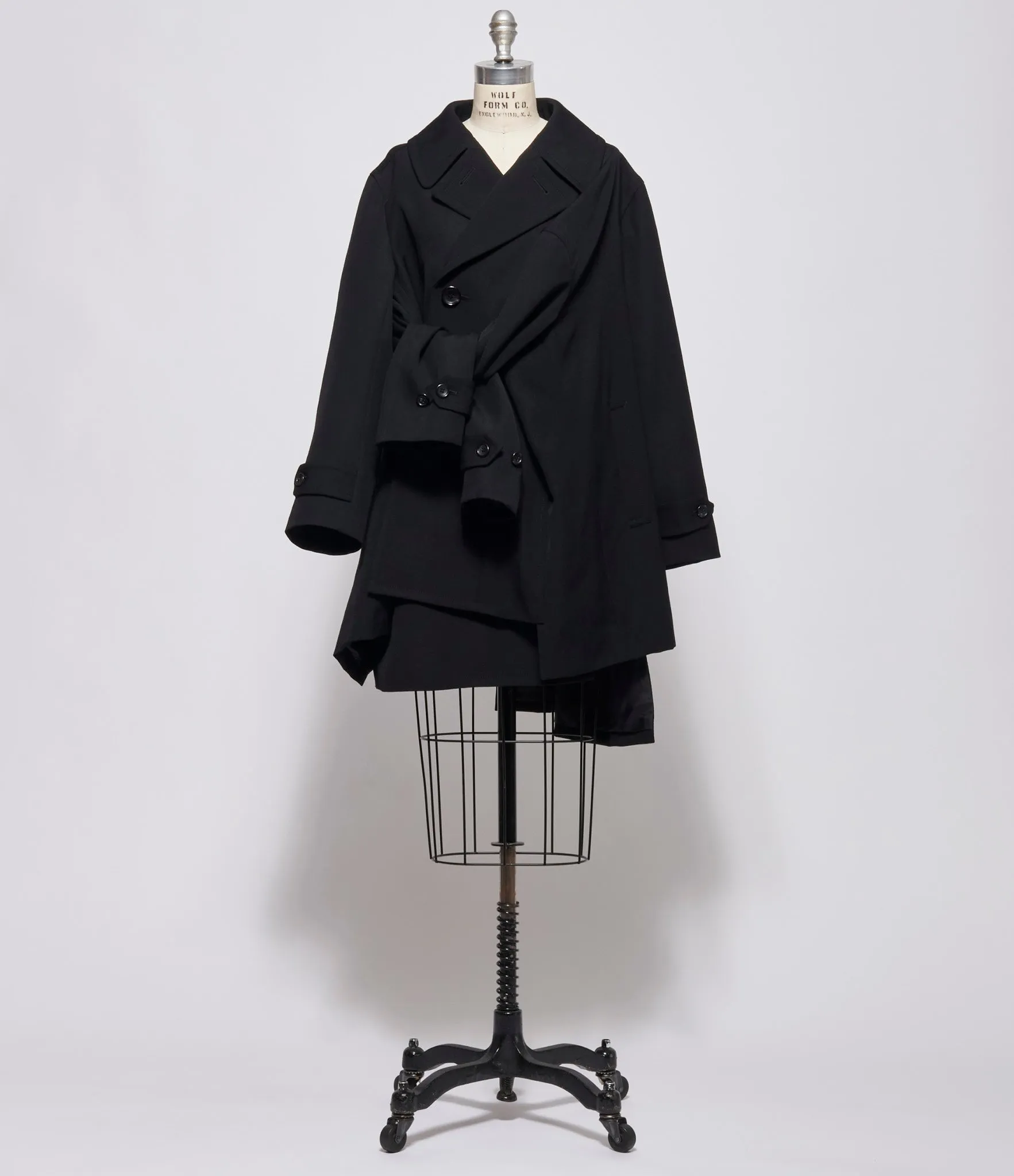 Comme Des Garcon Womens Multi Sleeve Oversized Coat