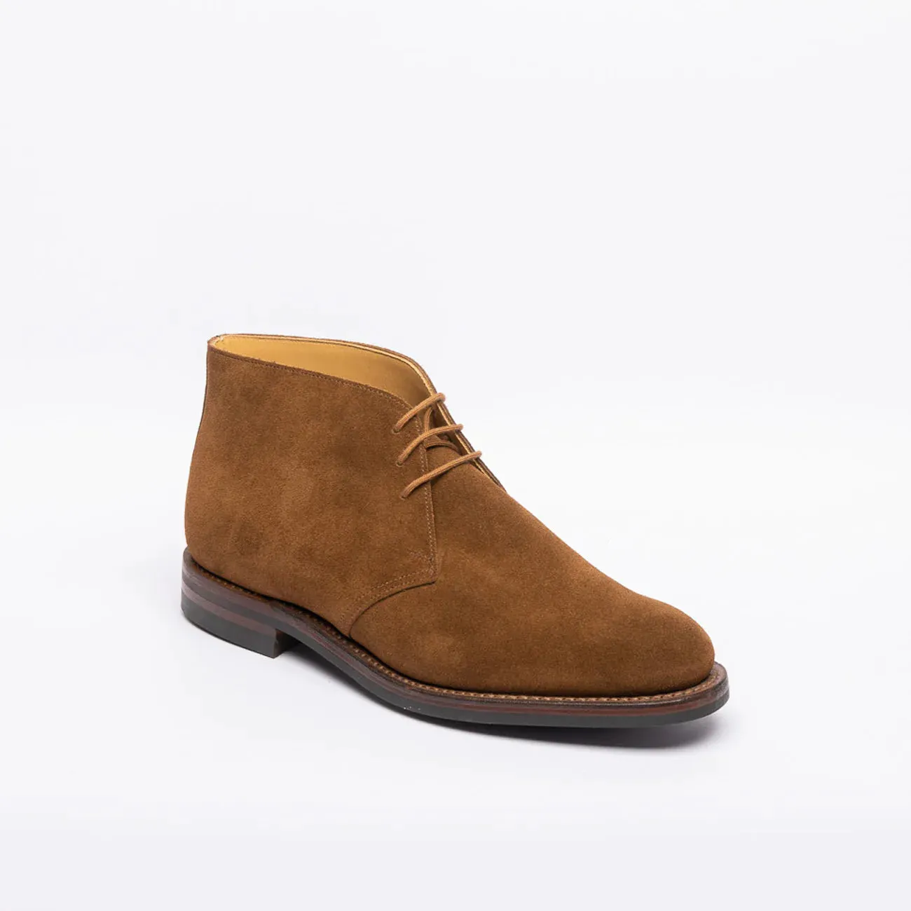 Crockett & Jones Stivale chukka Crockett & Jones Chiltern in camoscio marrone (Snuff suede)