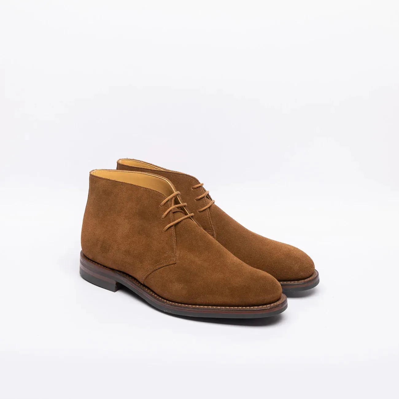 Crockett & Jones Stivale chukka Crockett & Jones Chiltern in camoscio marrone (Snuff suede)