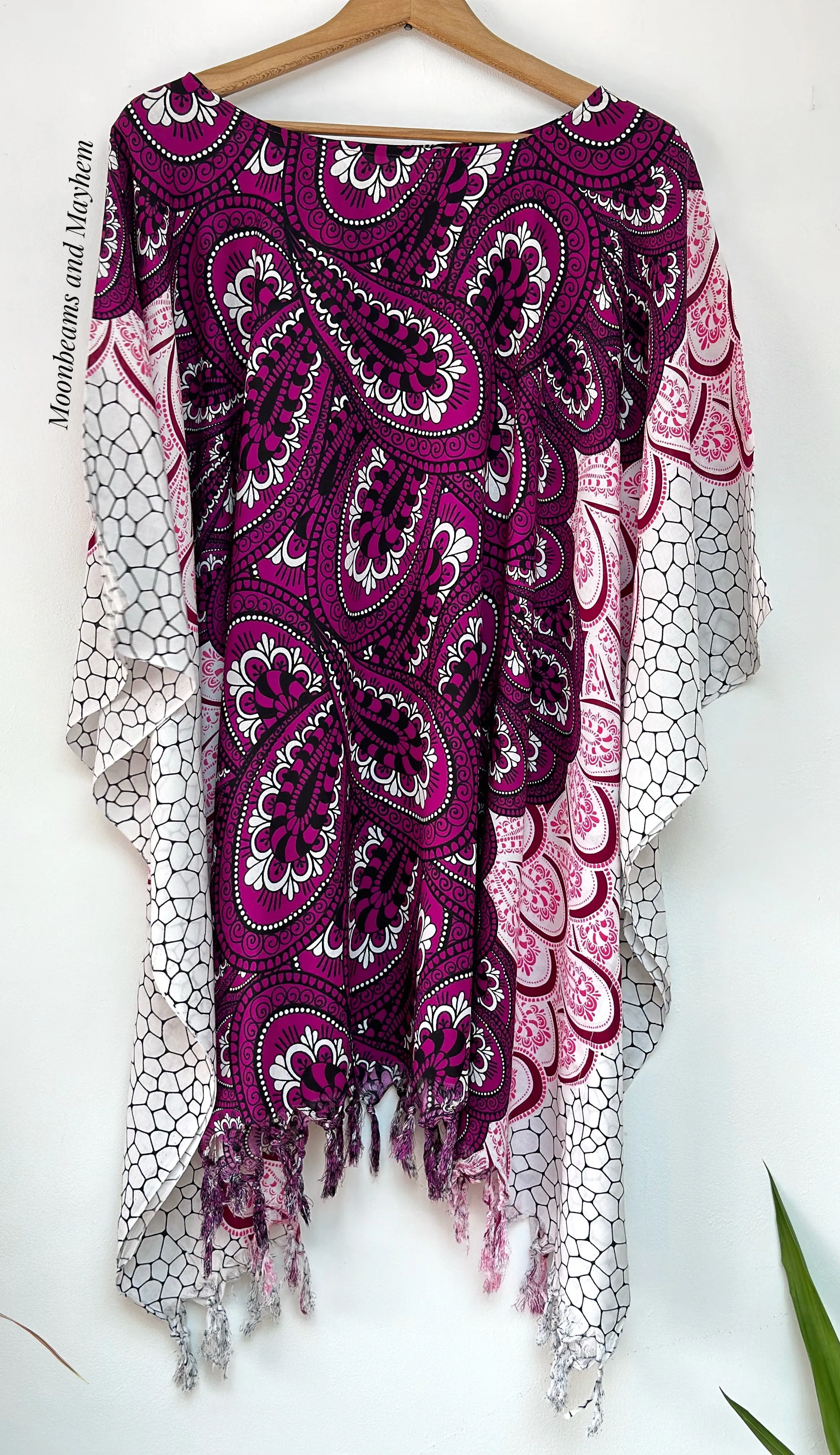 DELICIOUS PURPLE KAFTAN / TUNIC  REG - 4XL