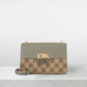 DKNY Echo Small Chain Crossbody Bag - Chino  Olive