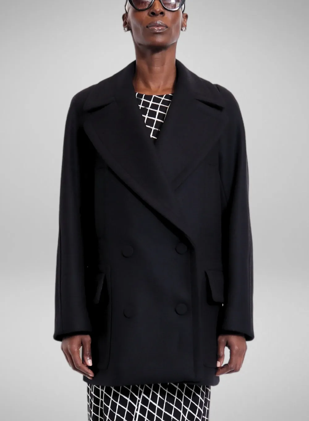 DRIES VAN NOTEN | Wool Blend Pea Coat