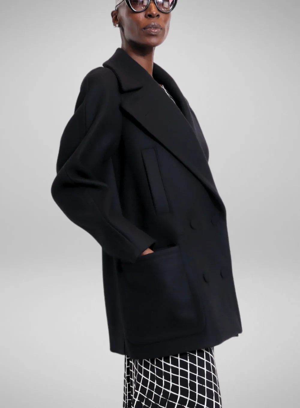 DRIES VAN NOTEN | Wool Blend Pea Coat