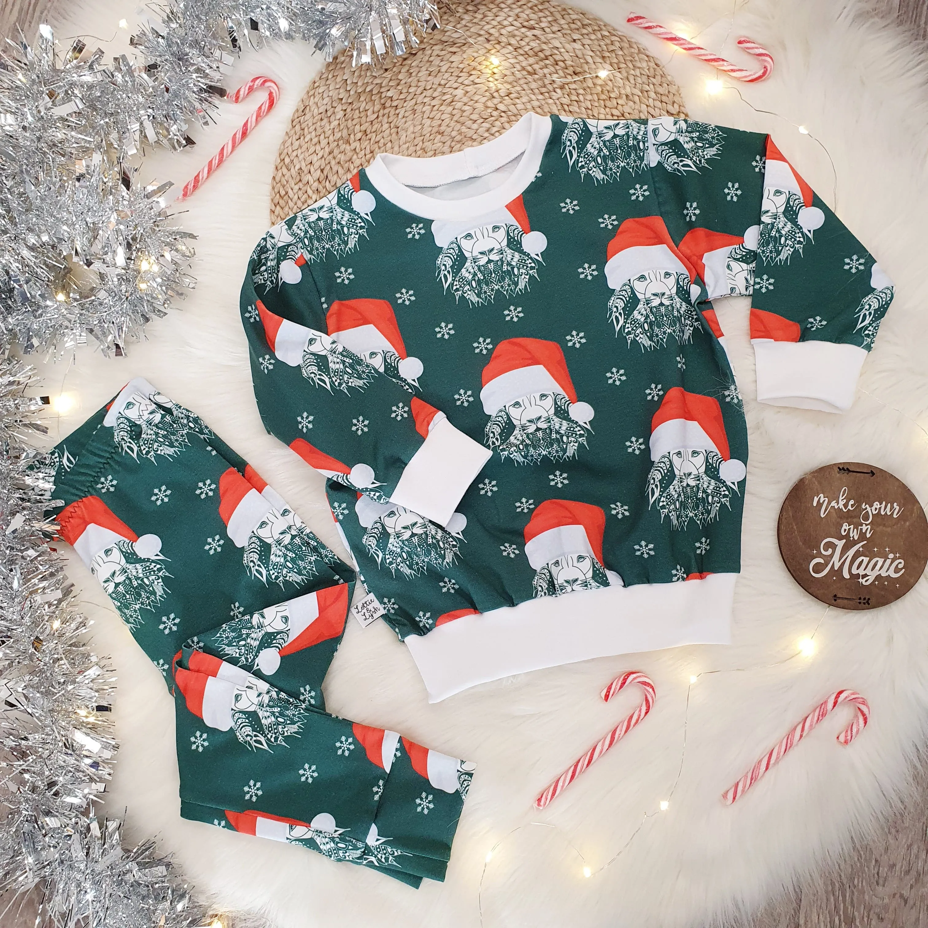 Festive Lions Child & Baby Leggings