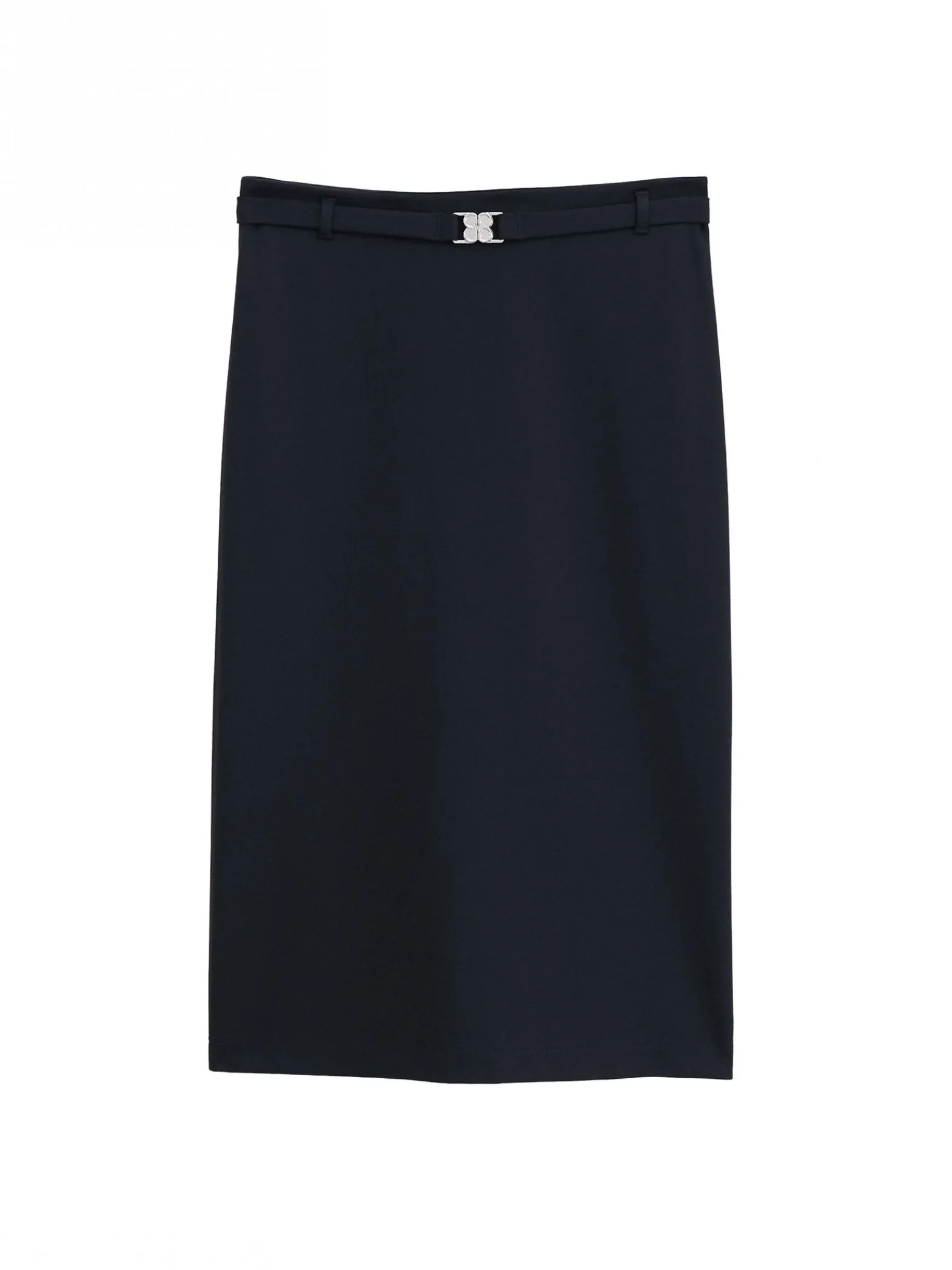 FILIPPA K SKIRT BELTED JERSEY BLACK