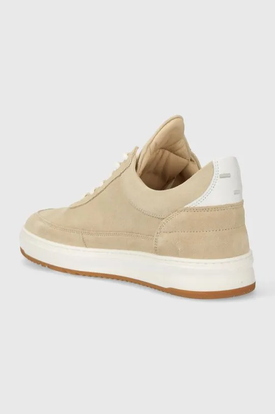 Filling Pieces suede sneakers Low Top Ripple Suede beige color 10122791919