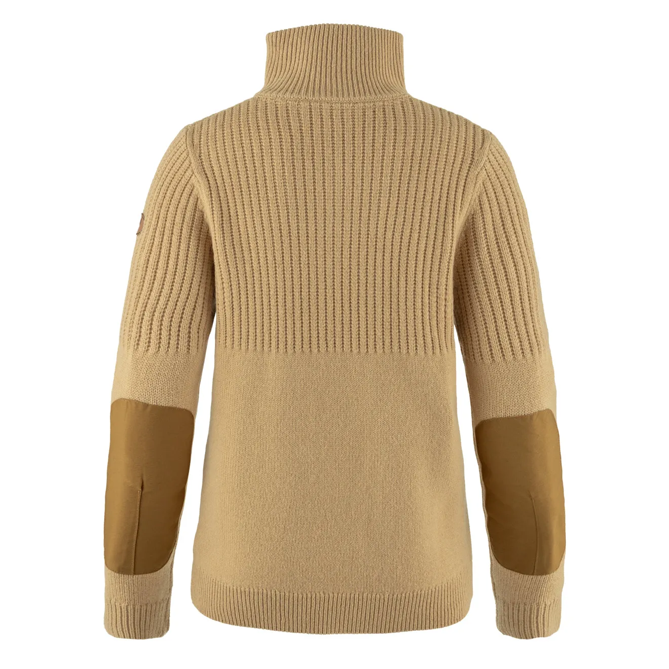 Fjallraven Womens Ovik Half Zip Knit Dune Beige