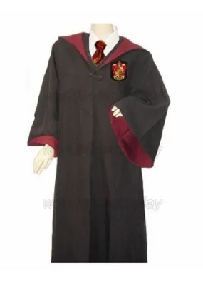 Free Shipping Harry Gryffindor Cosplay Robe Cloak Pullover Sweater Shirt Harry Magic Wand for Halloween and Christmas