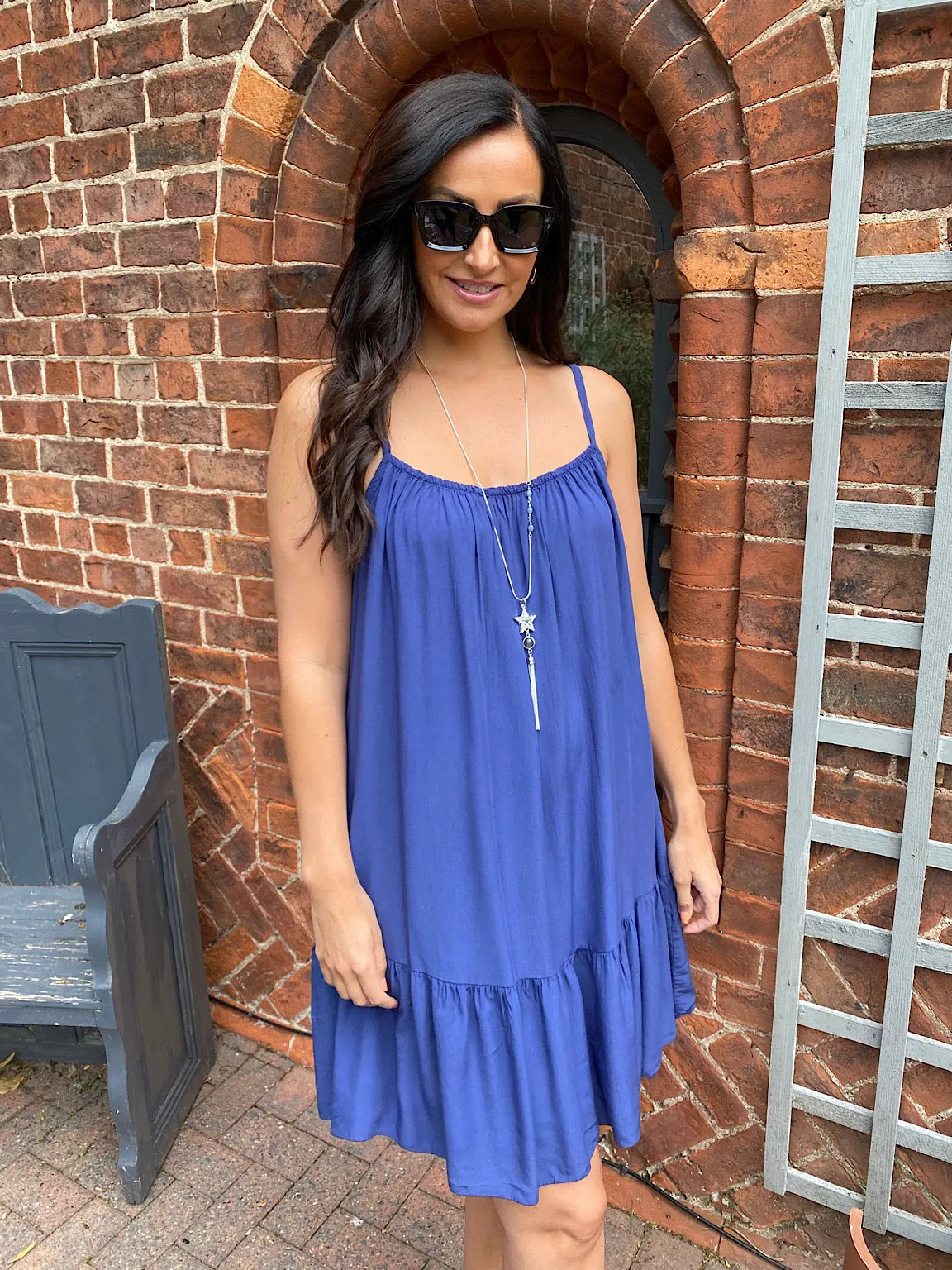 Frill Hem Tunic Dress Dolly