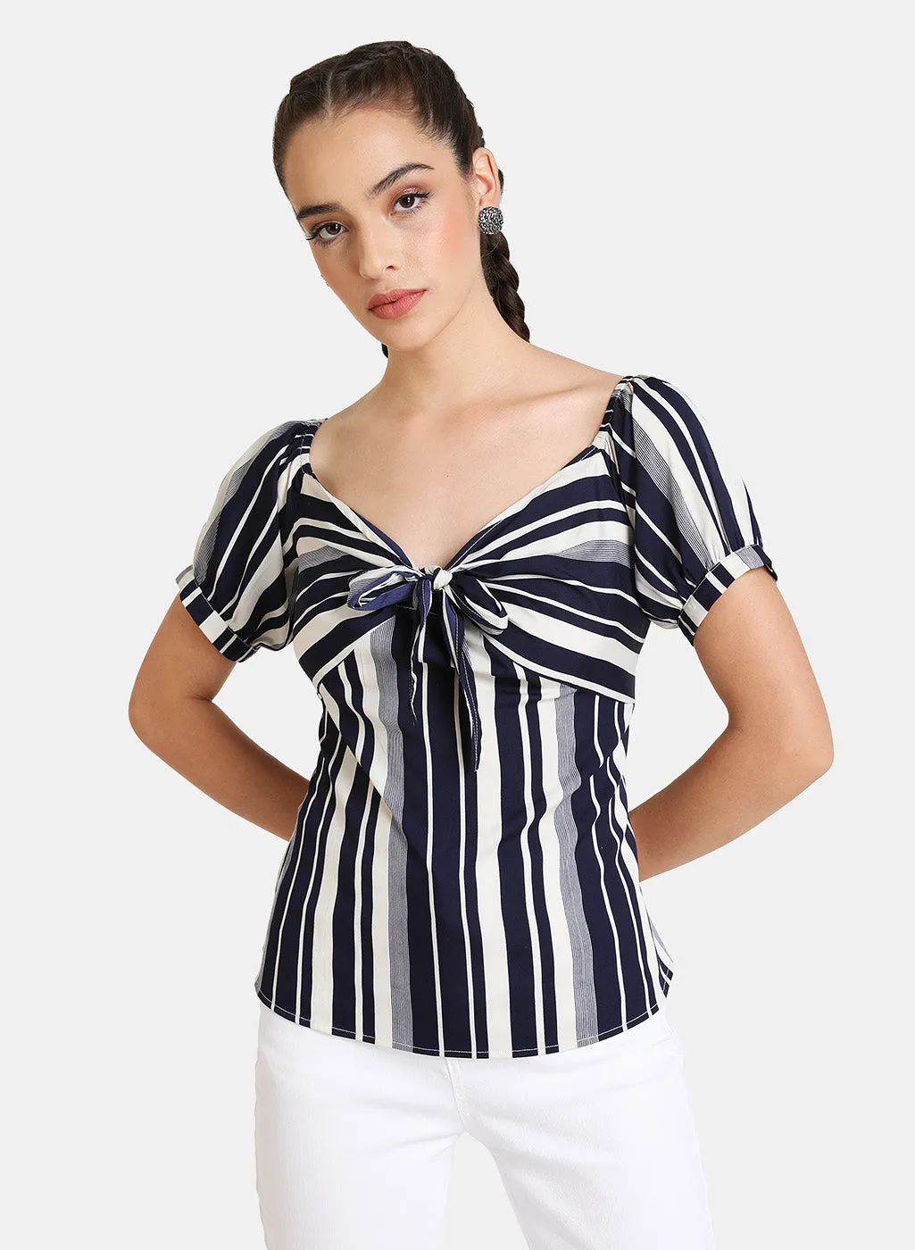 Front Tie-Knot Top