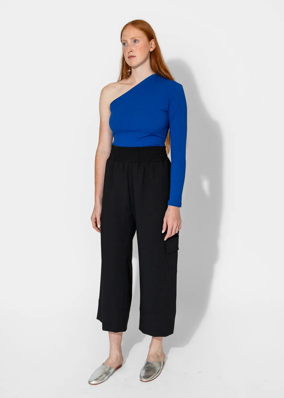 Gathered Culottes - Black