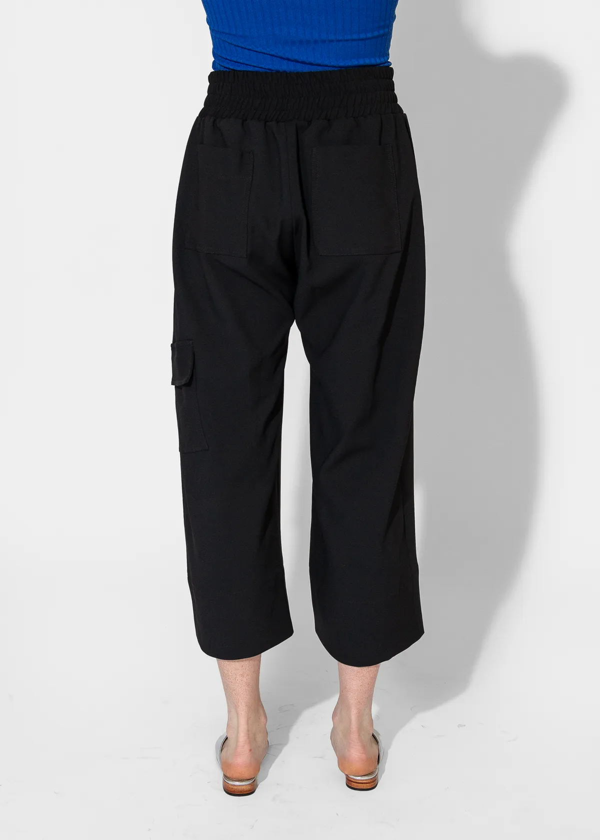 Gathered Culottes - Black