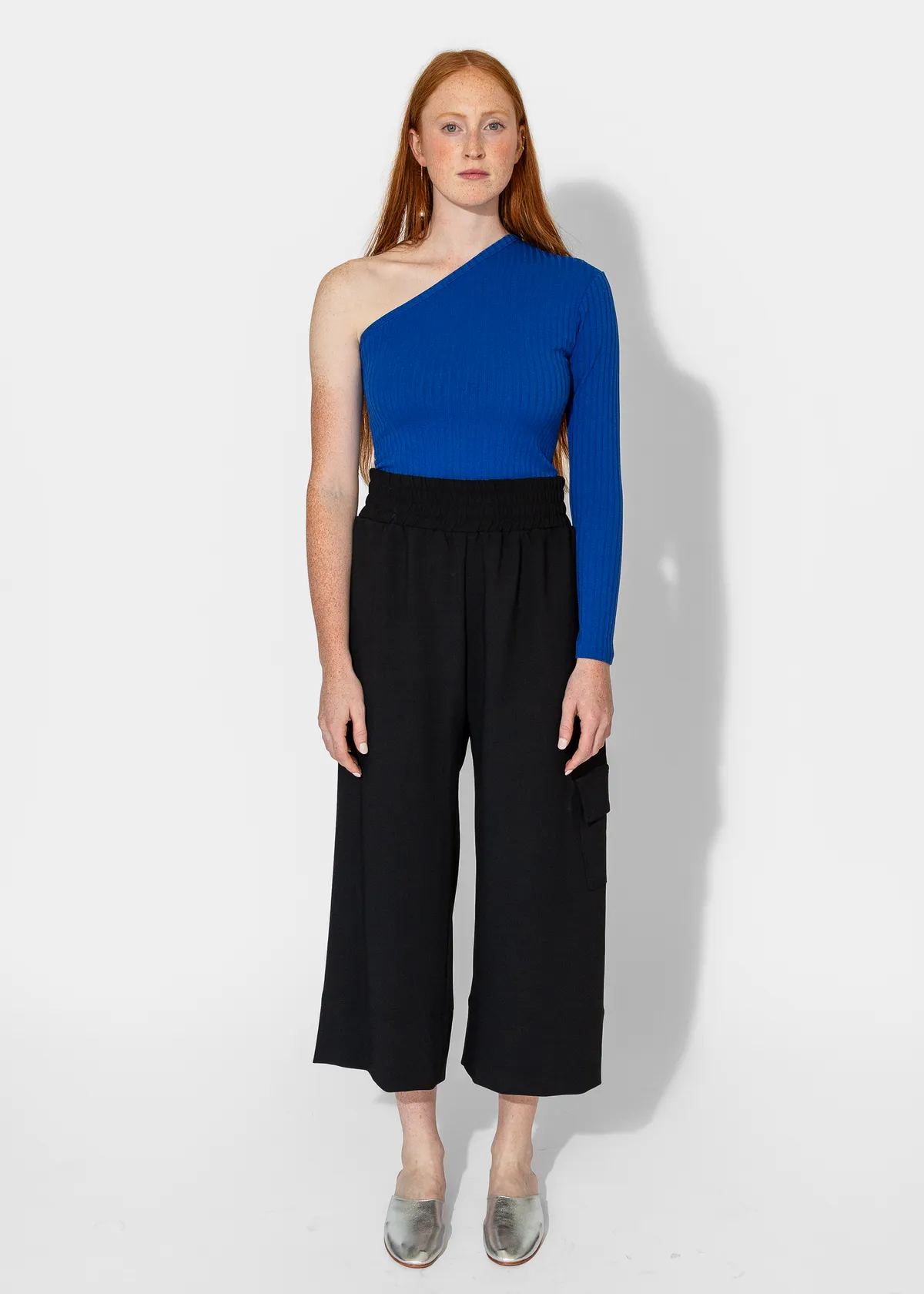 Gathered Culottes - Black