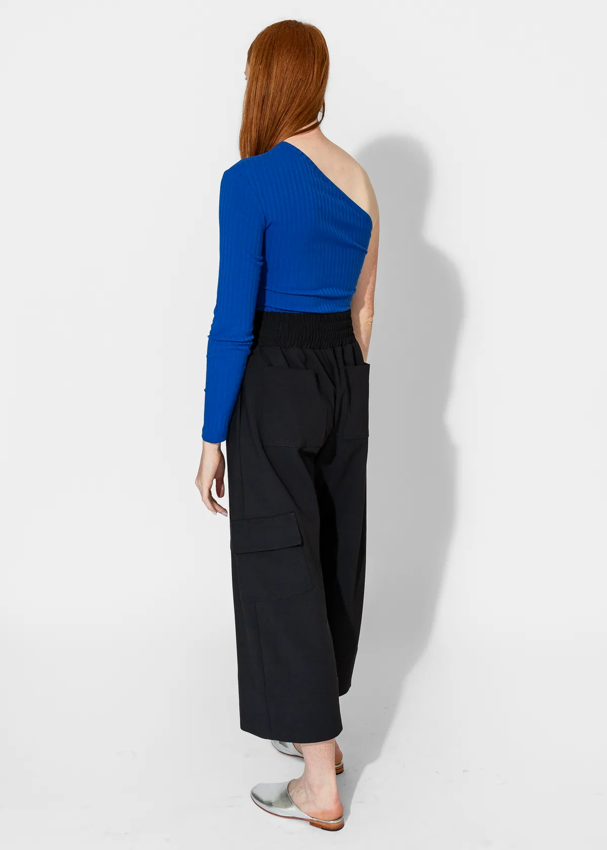 Gathered Culottes - Black