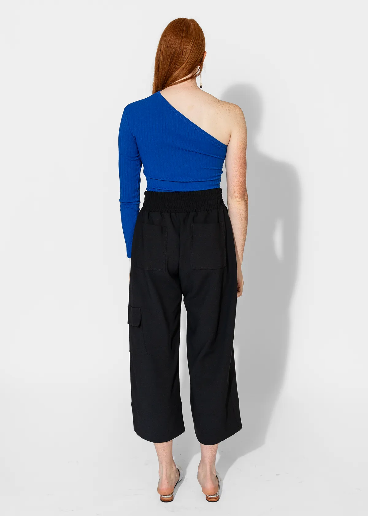 Gathered Culottes - Black