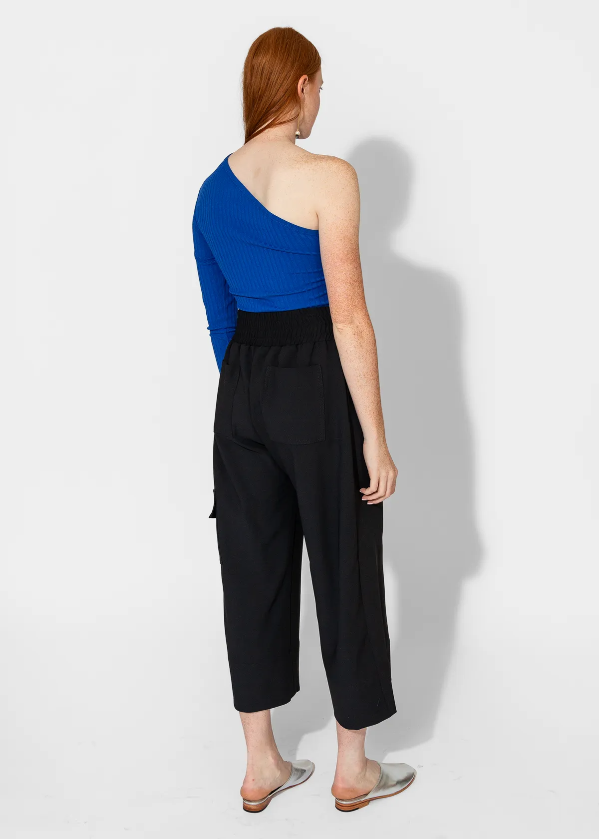 Gathered Culottes - Black