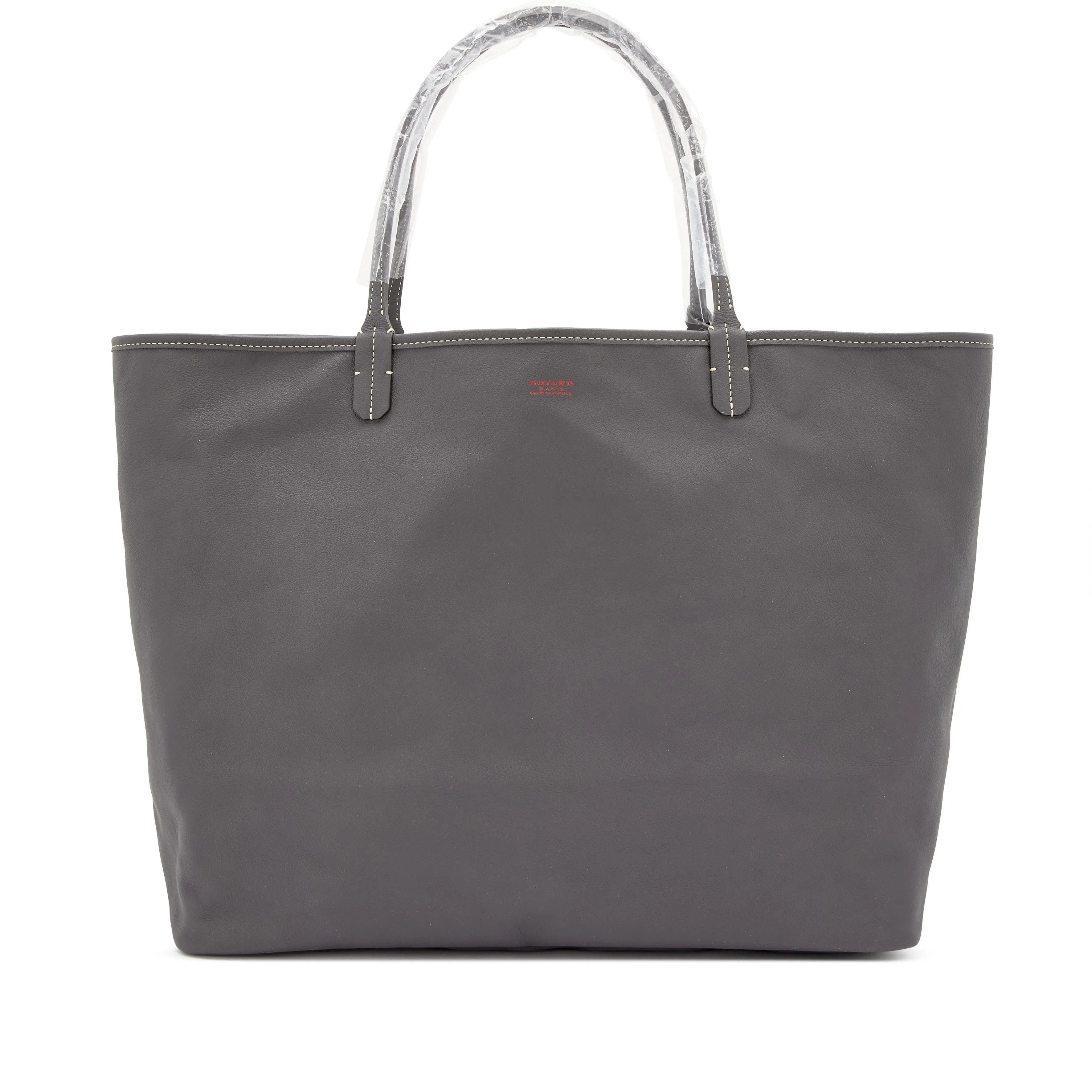 Goyard Grey Chevroches Calfskin and Goyardine Canvas Anjou GM Tote, 2023