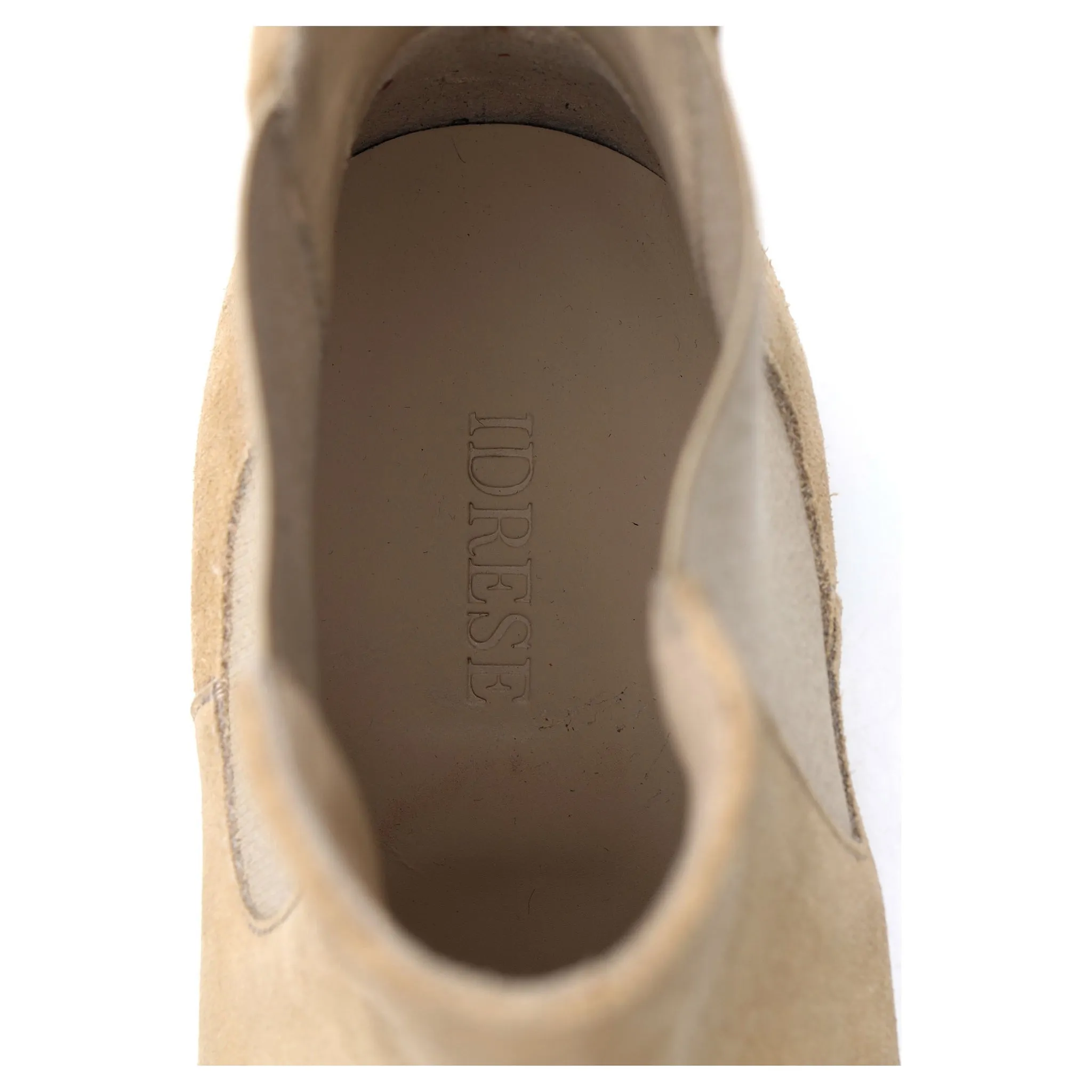 'Harvey' Beige Suede Chelsea Boots UK 8 US 8.5