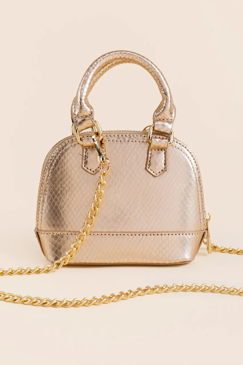 Haven Dome Metallic Mini Satchel