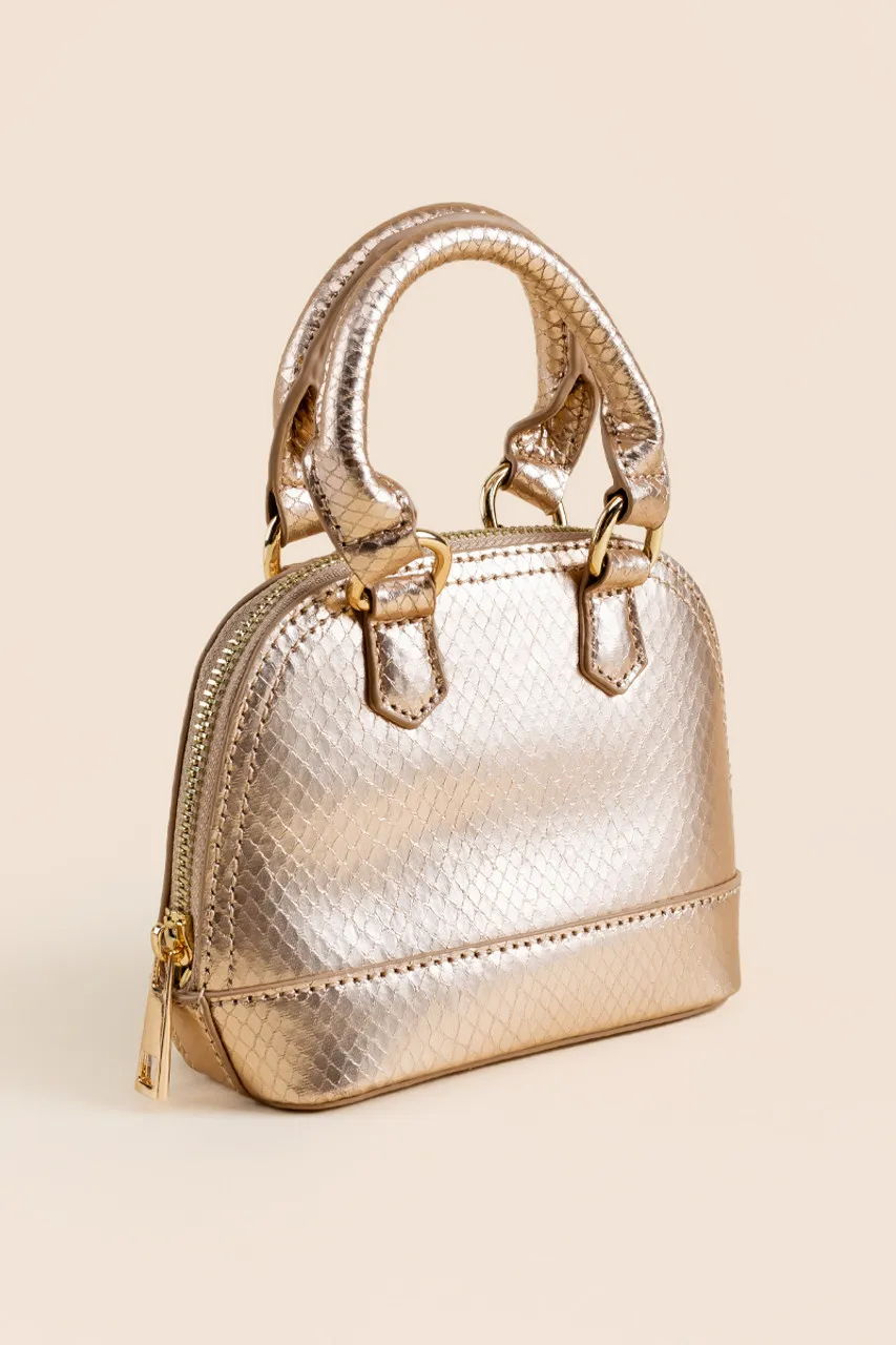 Haven Dome Metallic Mini Satchel